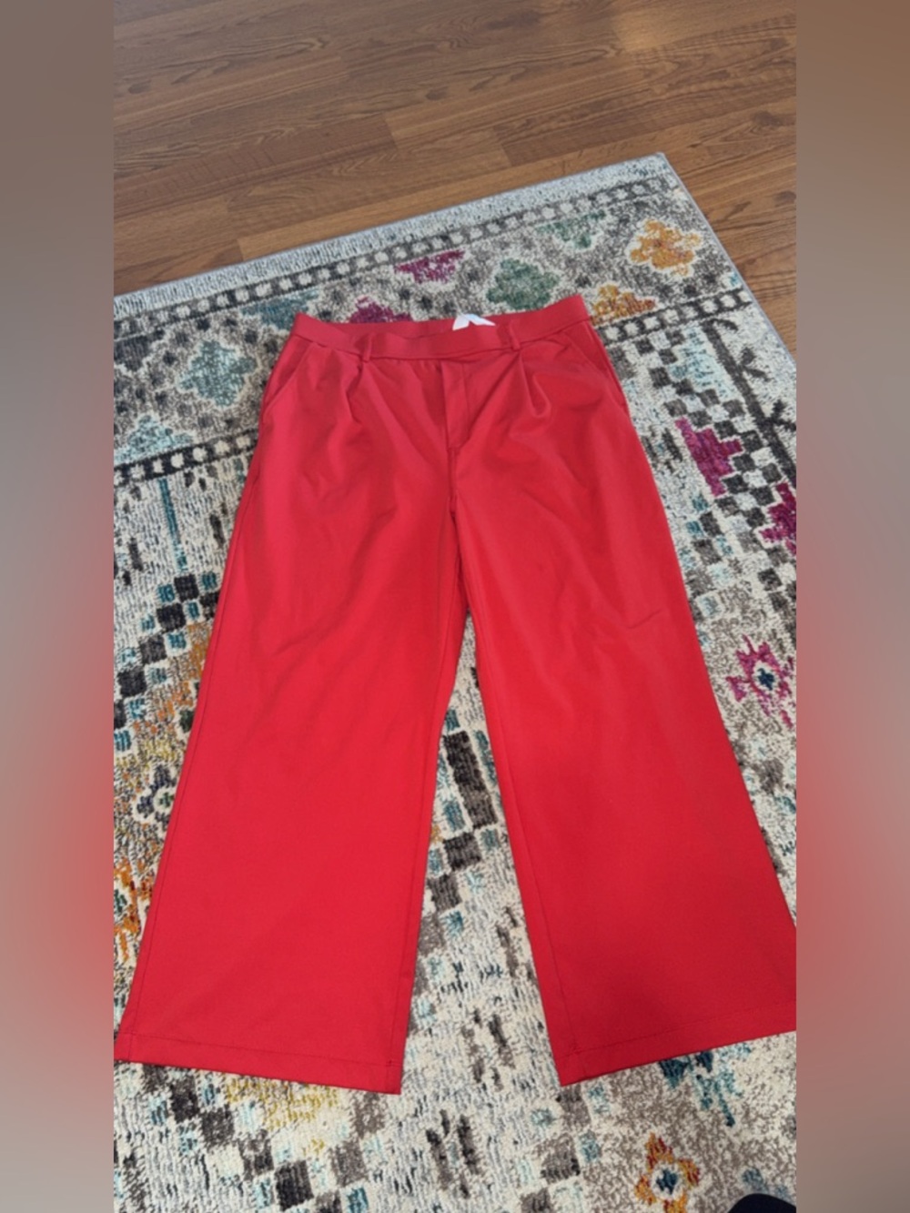 Halara Bright Red Wide-Leg Pants